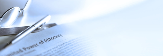 Power of attorney paperwork