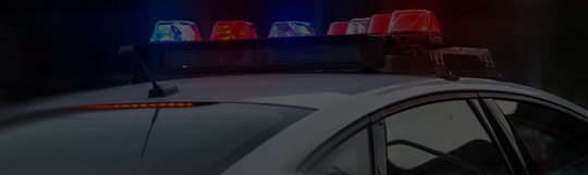 police car lights